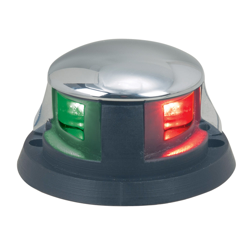 Perko Bi-Color LED Horizontal Mount - Chrome Plated Zinc - Professional Marine & Fishing Gear