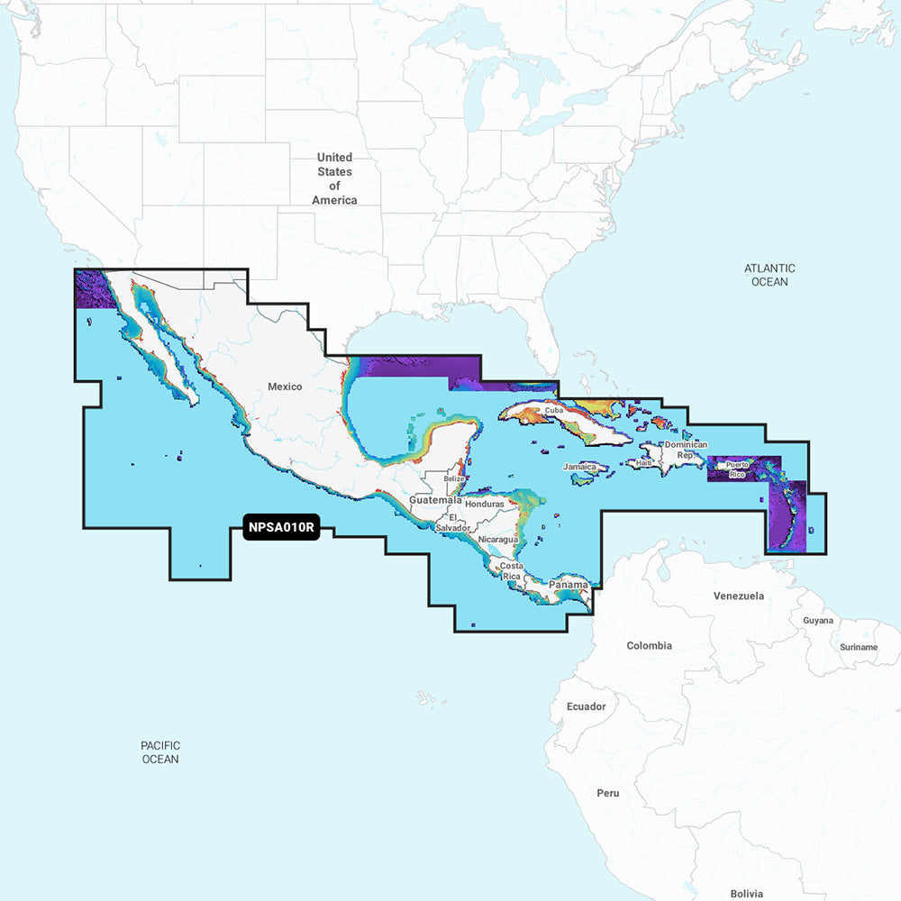 Navionics Platinum+ NPSA010R - Central America Caribbean - Professional Marine & Fishing Gear