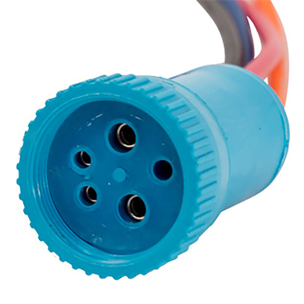 Bluewater 19mm Electronic Deutsch Connector w/4-Wire Pigtail - 1' Lead - Professional Marine & Fishing Gear