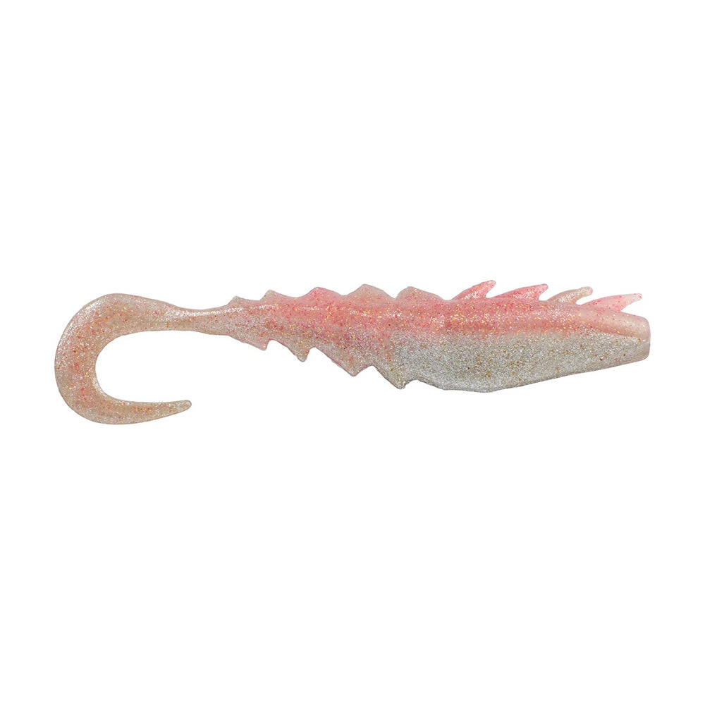 Berkley Gulp! Saltwater Nemesis Prawn Curl Tail - 5" - Flamingo Chrome - Professional Marine & Fishing Gear
