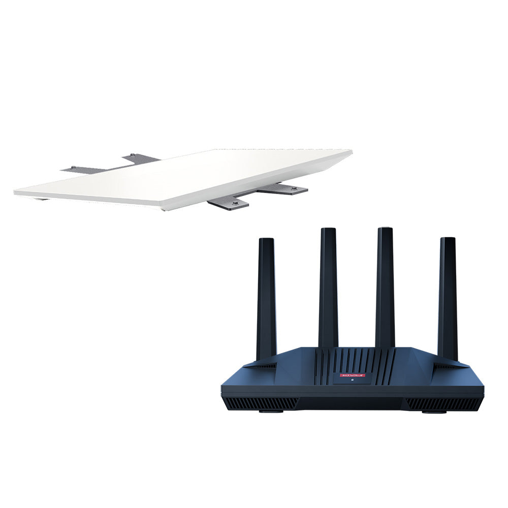 KVH Starlink Performance Gen 3 Kit w/Flat Mount CommBox Edge Core Communications Gateway Wi-Fi Router - Professional Marine & Fishing Gear