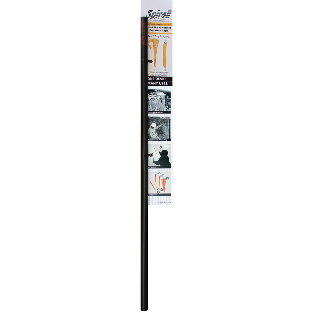 Spiroll Rope Protector Black f/Lines 1/2" Greater - Professional Marine & Fishing Gear