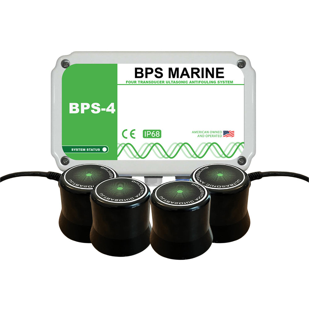 BPS Marine BPS-4 4-Transducer Ultrasonic Antifouling System - 12VDC - Professional Marine & Fishing Gear