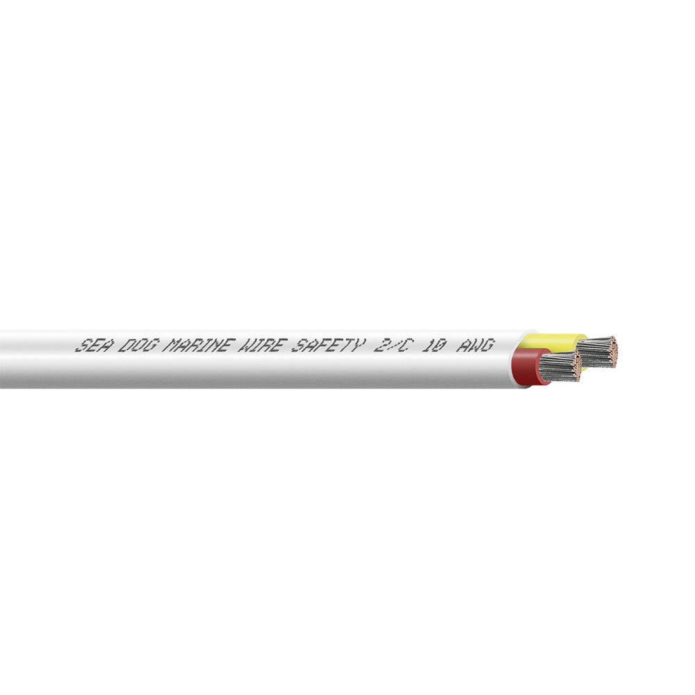 Sea-Dog 10/2 AWG Flat Duplex Safety Wire - Red/Yellow - 100' - Professional Marine & Fishing Gear