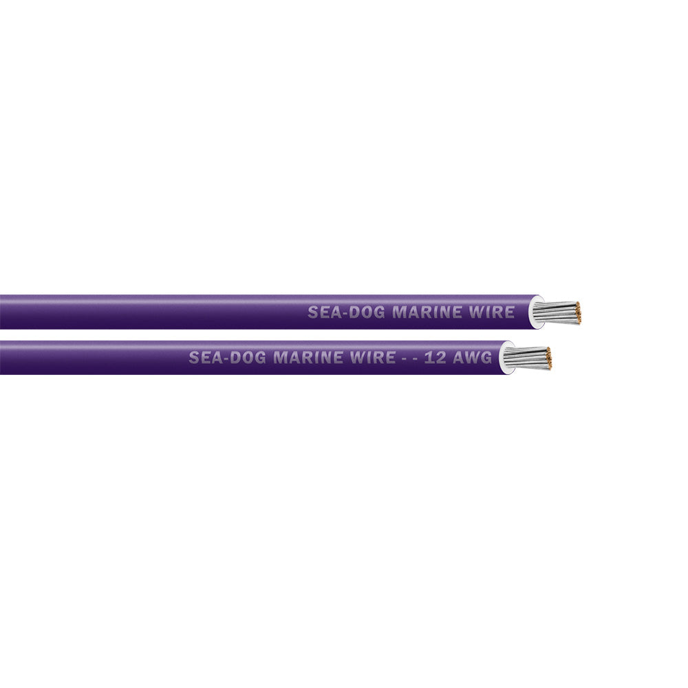 Sea-Dog 12 AWG Purple Primary Wire - 25' - Professional Marine & Fishing Gear