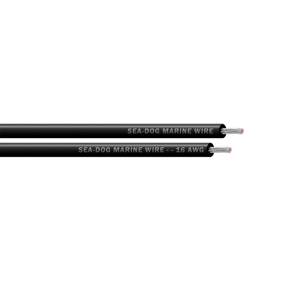 Sea-Dog 16 AWG Black Primary Wire - 250' - Professional Marine & Fishing Gear
