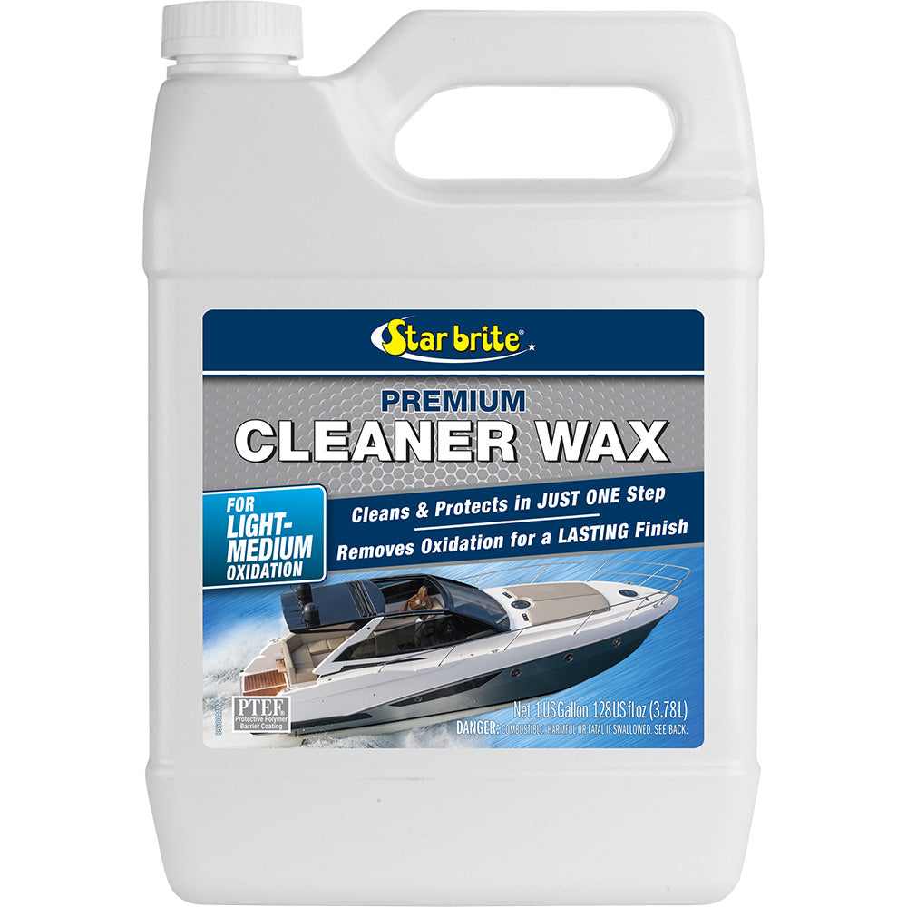 Star brite Premium Cleaner Wax - One-Step - 1 Gallon - Professional Marine & Fishing Gear
