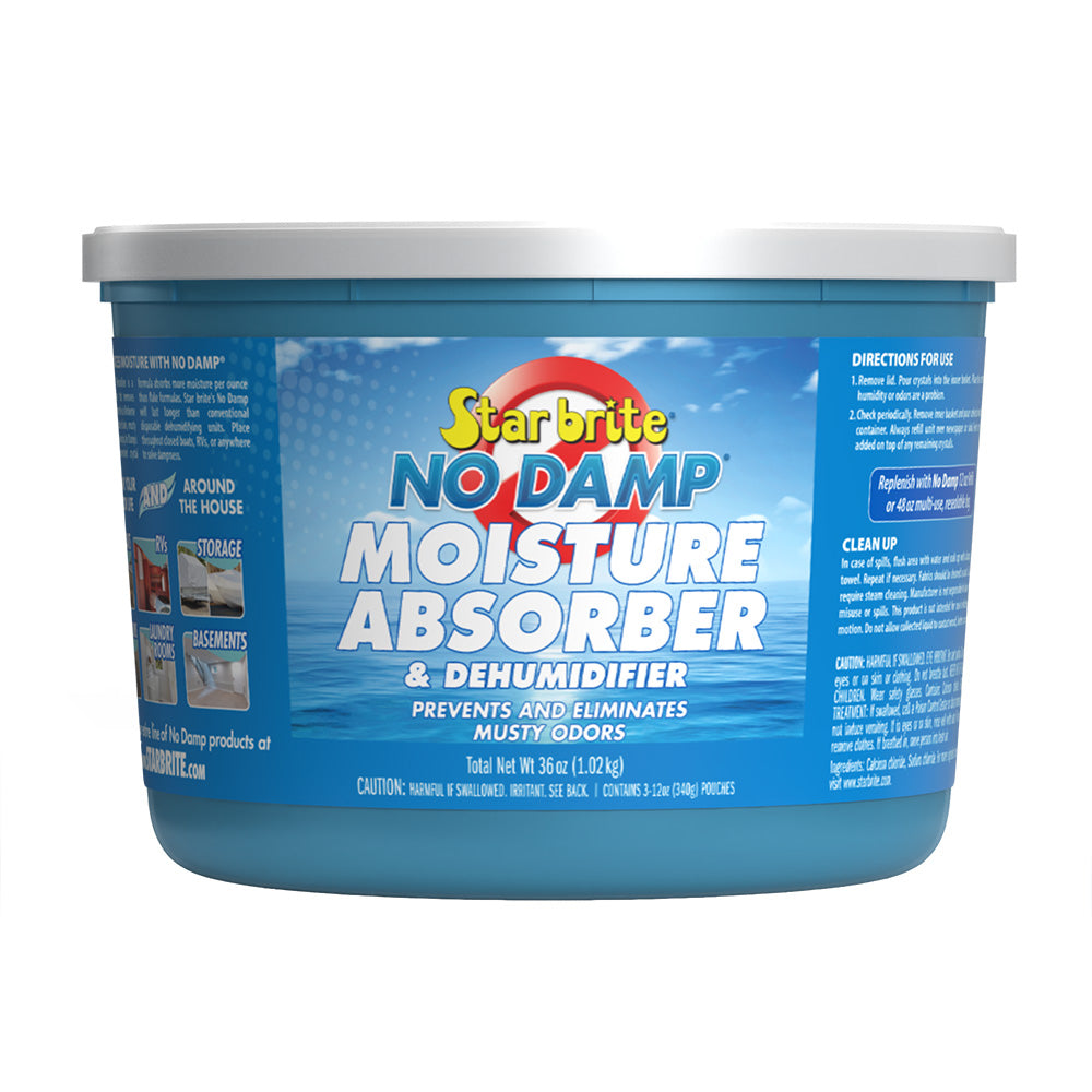 Star brite No Damp Moisture Absorber Dehumidifier - 36 oz - Professional Marine & Fishing Gear