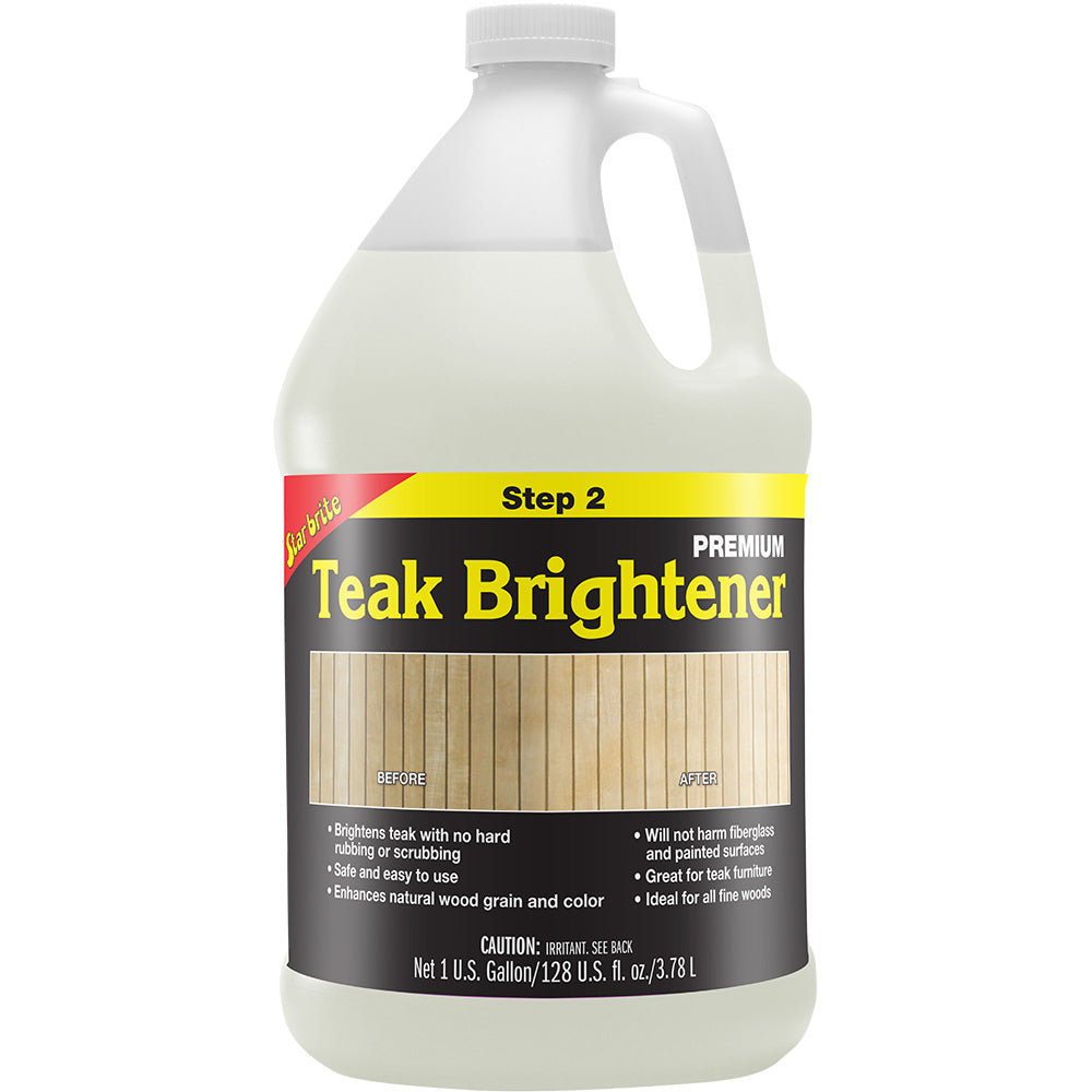 Star brite Premium Teak Brightener - 1 Gallon - Professional Marine & Fishing Gear