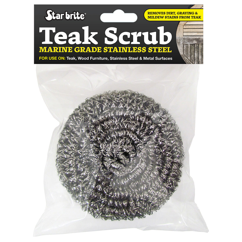 Star brite Teak Scrub Marine Grade Stainless Steel - Professional Marine & Fishing Gear