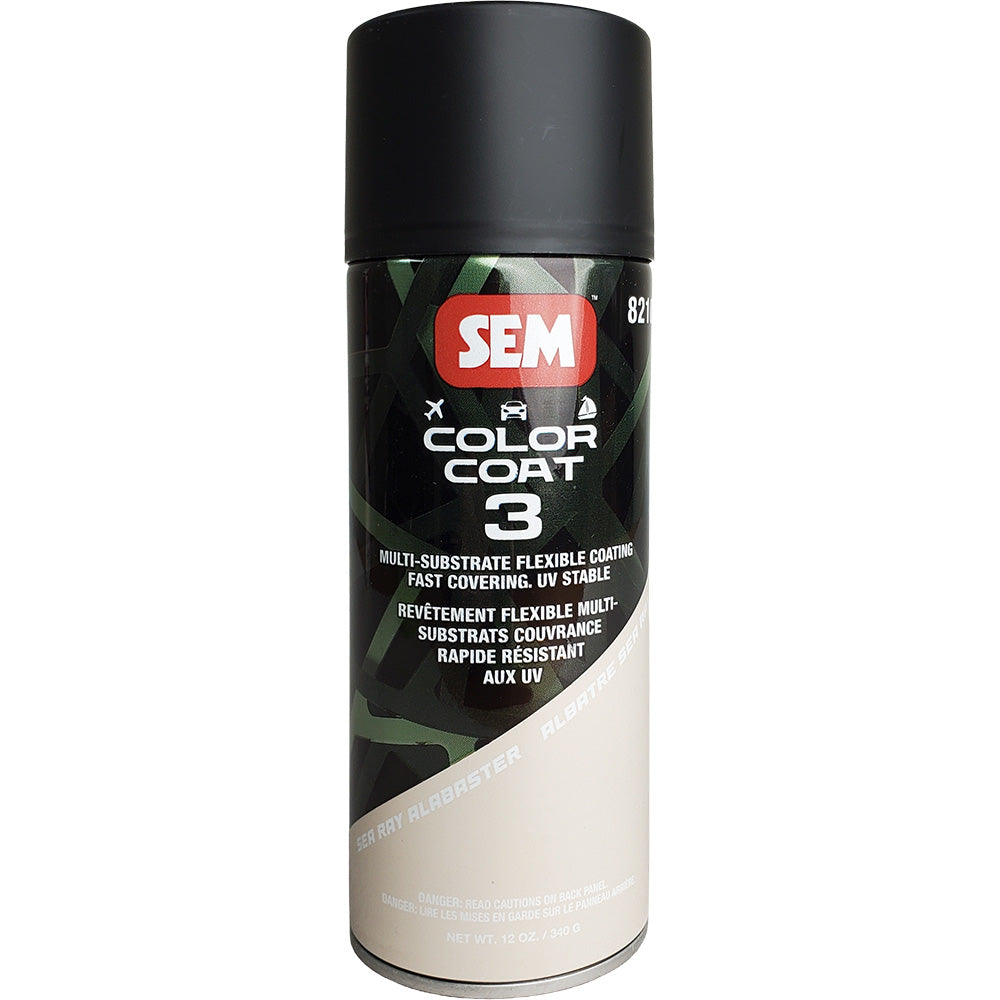 SEM Color Coat 3 - Sea Ray Alabaster - 12 oz - Professional Marine & Fishing Gear