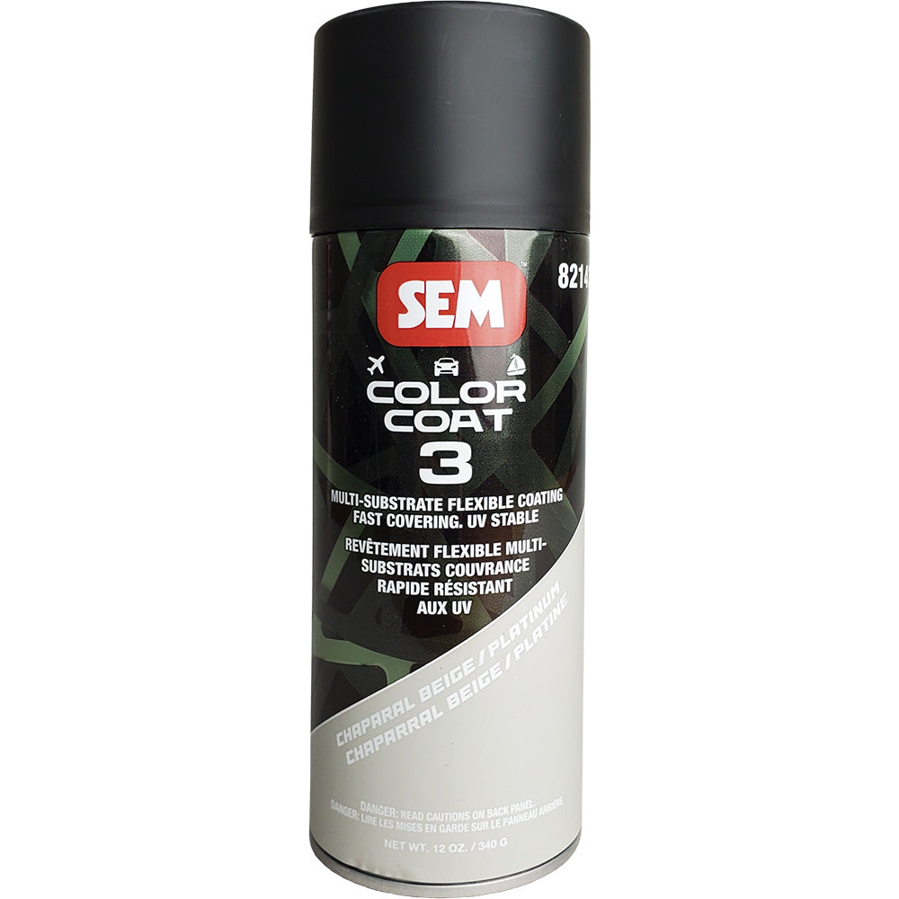 SEM Color Coat 3 - Chaparal Beige/Platinum - 12 oz - Professional Marine & Fishing Gear