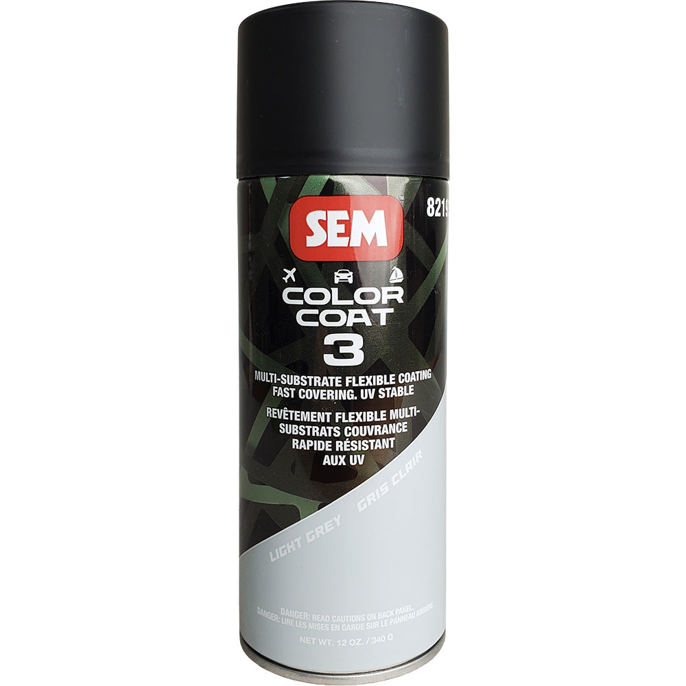 SEM Color Coat 3 - Light Grey - 12 oz - Professional Marine & Fishing Gear
