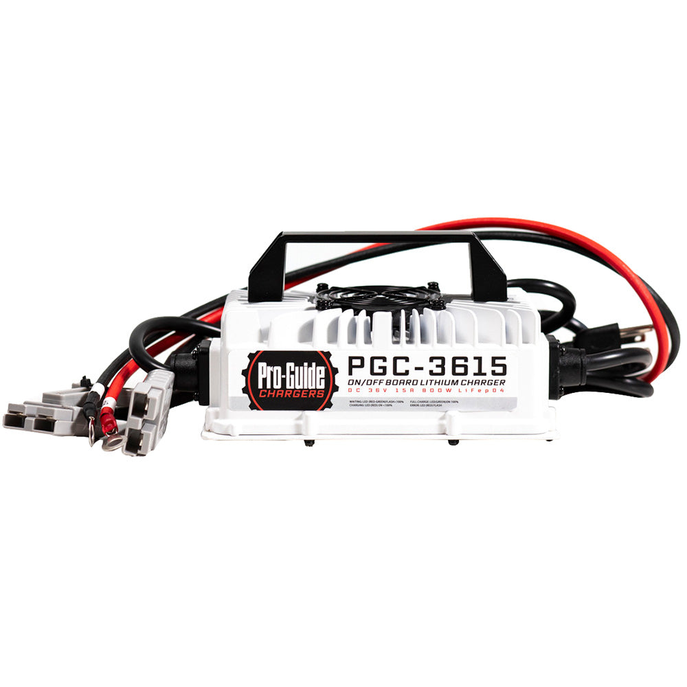 Pro-Guide 1 Bank On/Off Board Battery Charger - 36V - 15 Amp - Professional Marine & Fishing Gear