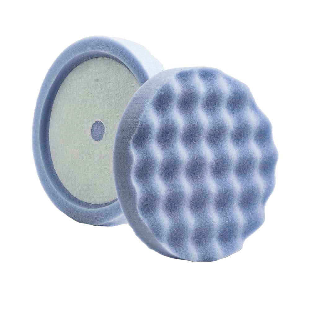 Lake Country Blue Finessing Waffle Pro Recessed Back Foam Pad 8" x 1.5" - Professional Marine & Fishing Gear