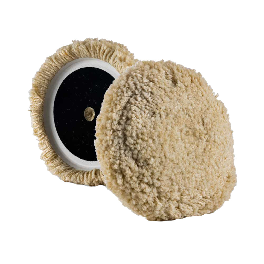 Lake Country 50/50 Steamed Twisted Wool/Polyester Pad 8" x 1.5" - Professional Marine & Fishing Gear