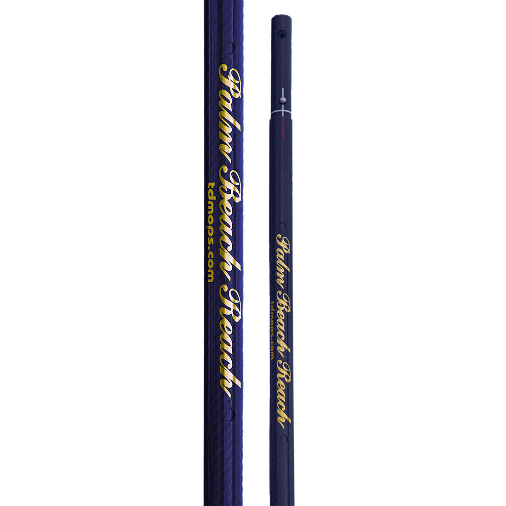 TD Mop Palm Beach Reach (6-10 Feet) Carbon Fiber Extension Handle - Professional Marine & Fishing Gear