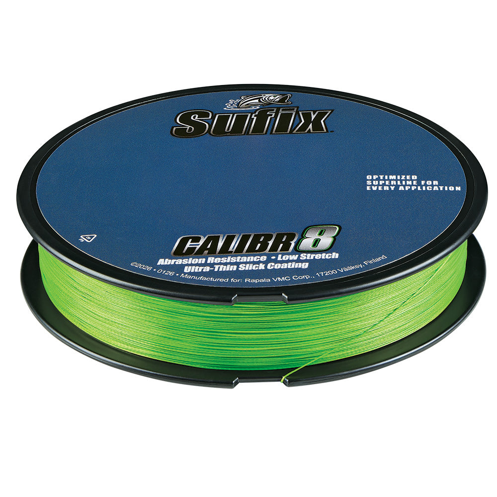 Sufix Calibr8 Braid 300yds 50lb Neon Lime 694150L
