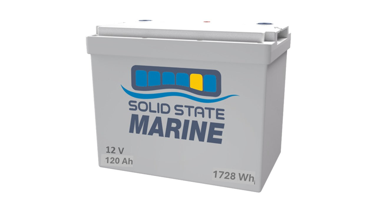 12V 120Ah Deep Cycle + Starting Battery - Professional Marine & Fishing Gear