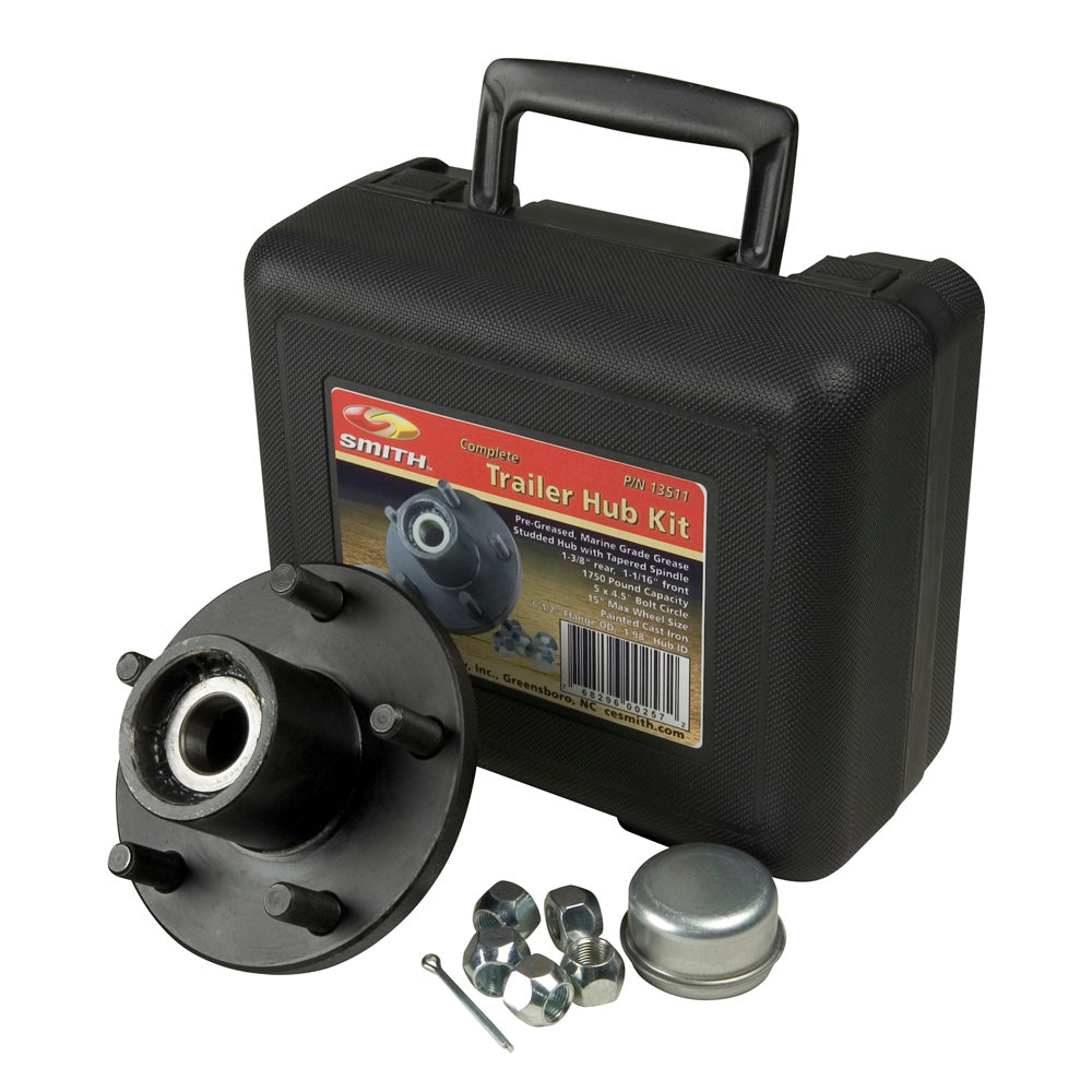 C.E. Smith Trailer Hub Kit Package 1-1/16" Stud 5 x 4-1/2 - Professional Marine & Fishing Gear