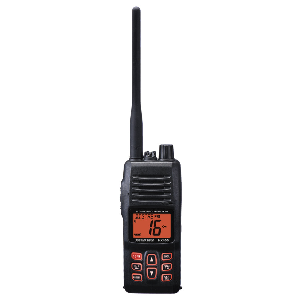 Standard Horizon HX400 w/Built-In Scrambler & LMR Programmable Channels - Professional Marine & Fishing Gear