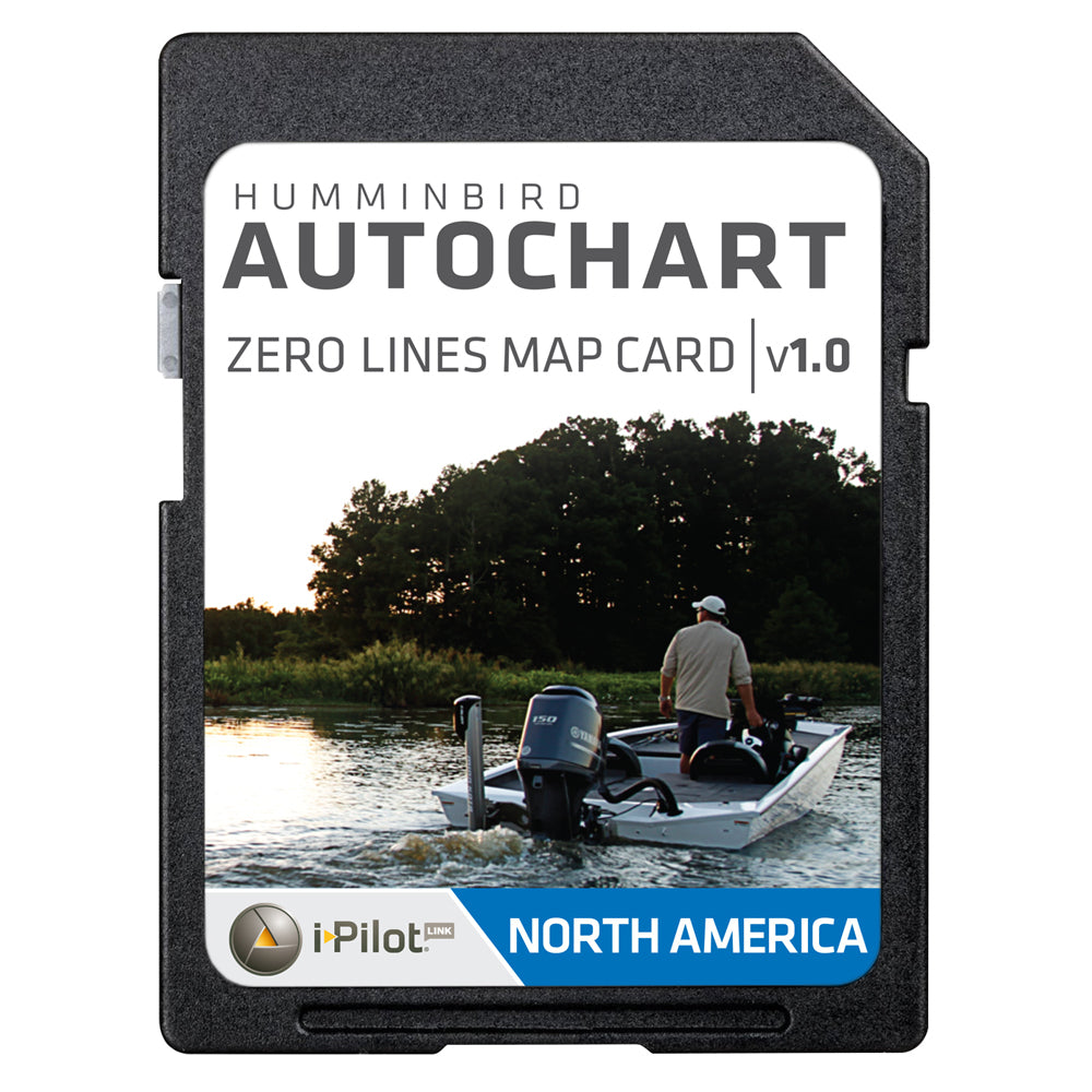 Humminbird AutoChart Zero Lines Map Card - Professional Marine & Fishing Gear
