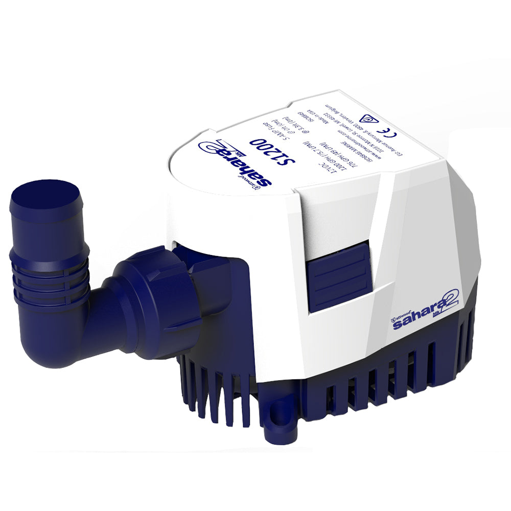 Attwood Sahara MK2 S1200 Bilge Pump 1200 GPH - 12V - Automatic - Professional Marine & Fishing Gear