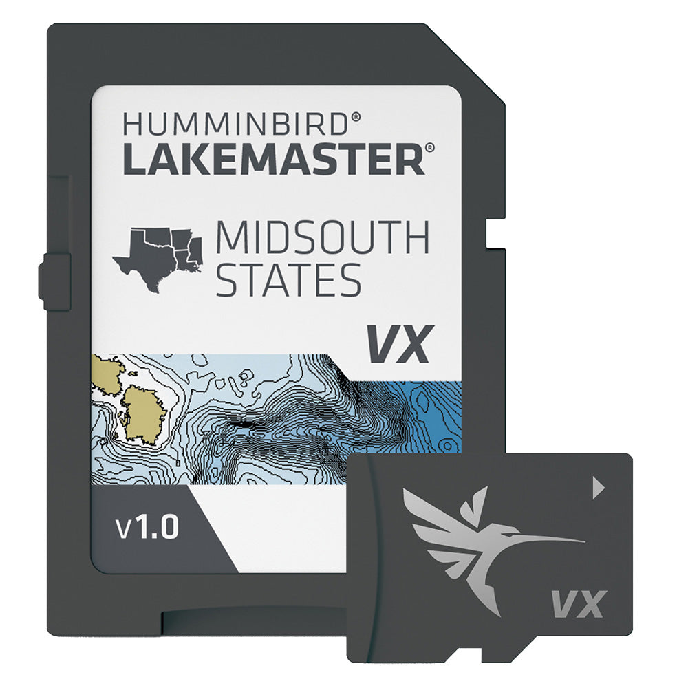 Humminbird LakeMaster VX - Mid-South States - Professional Marine & Fishing Gear