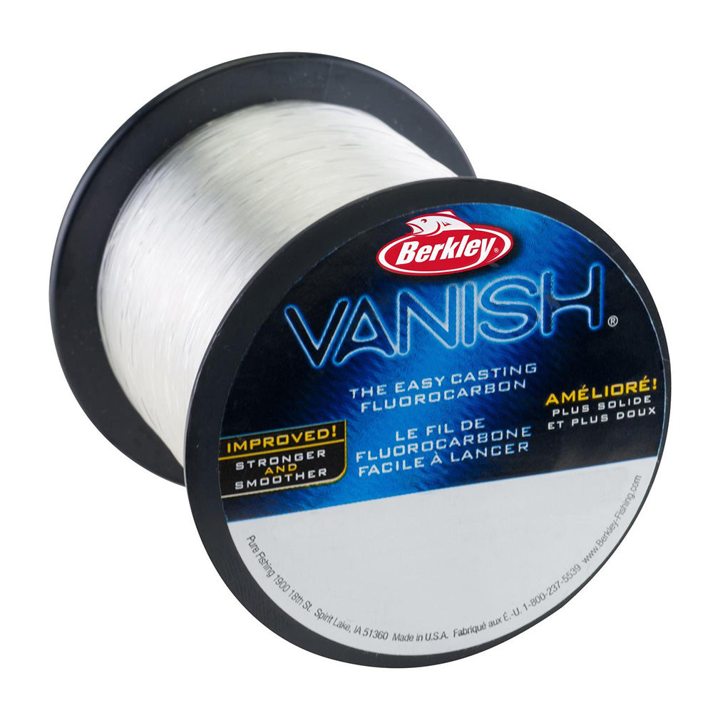 Berkley Vanish Fluorocarbon - 20lbs - 350yds - Clear - Professional Marine & Fishing Gear