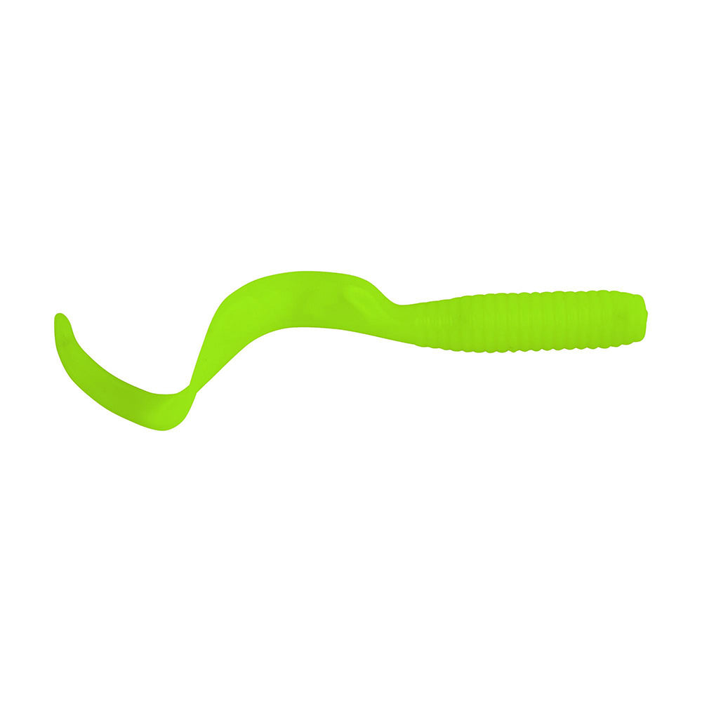 Berkley Gulp! Saltwater Grub - 4" - Chartreuse - Professional Marine & Fishing Gear