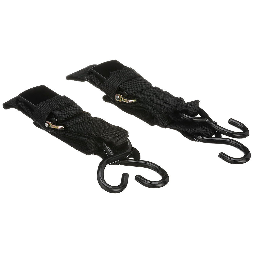 Attwood Quick-Release Transom Tie-Down Straps 2" x 4 Pair - Professional Marine & Fishing Gear