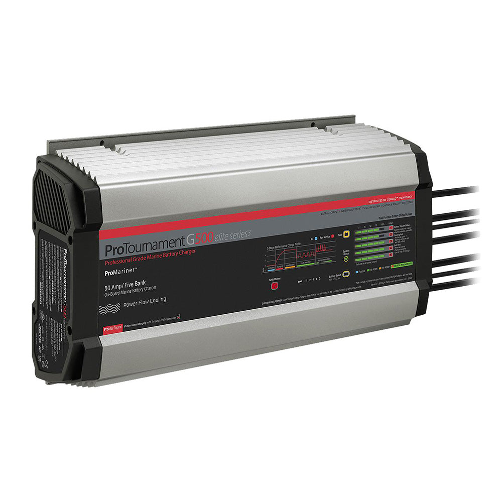 ProMariner ProTournamentelite 500 Battery Charger - 5 Bank - Global/CZone - Professional Marine & Fishing Gear