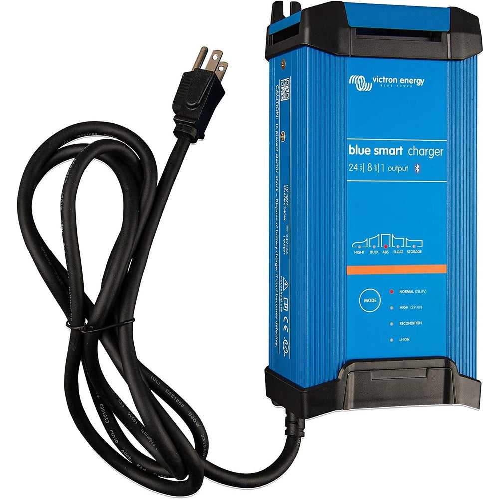 Victron Blue Smart IP22 24VDC 8A 1 Bank 120V Charger - Dry Mount - Professional Marine & Fishing Gear