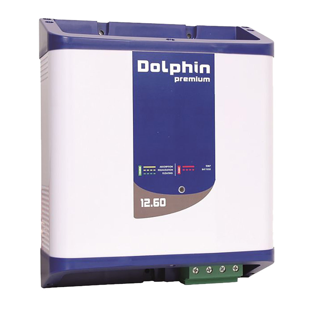 Dolphin Charger Premium Series Dolphin Battery Charger - 12V, 60A, 110/220VAC - 3 Outputs - Professional Marine & Fishing Gear