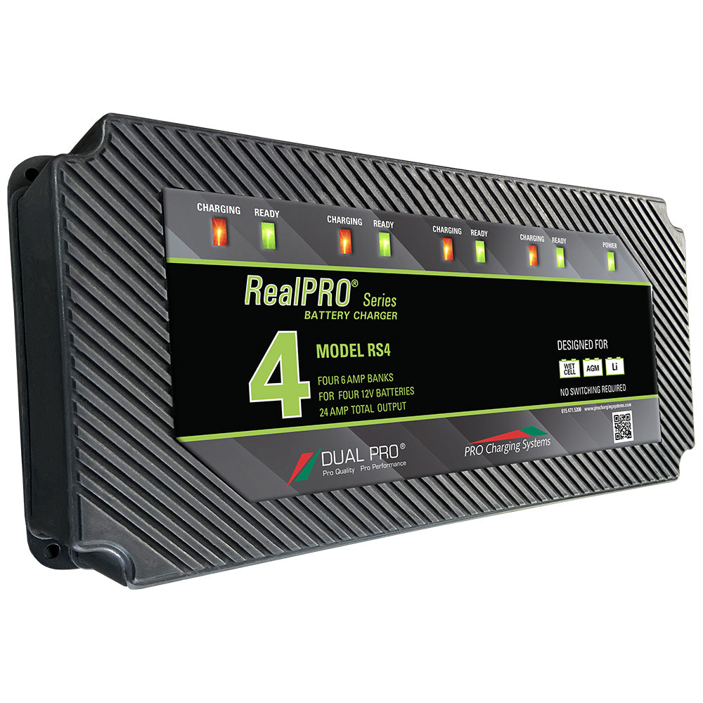 Dual Pro RealPRO Series Battery Charger - 24A - 4-Bank - Professional Marine & Fishing Gear