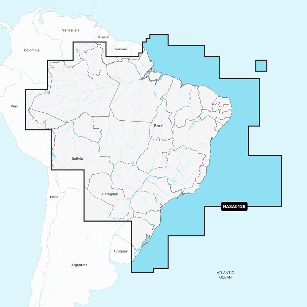 Navionics NASA012R - Brazil - Navionics+ - Professional Marine & Fishing Gear