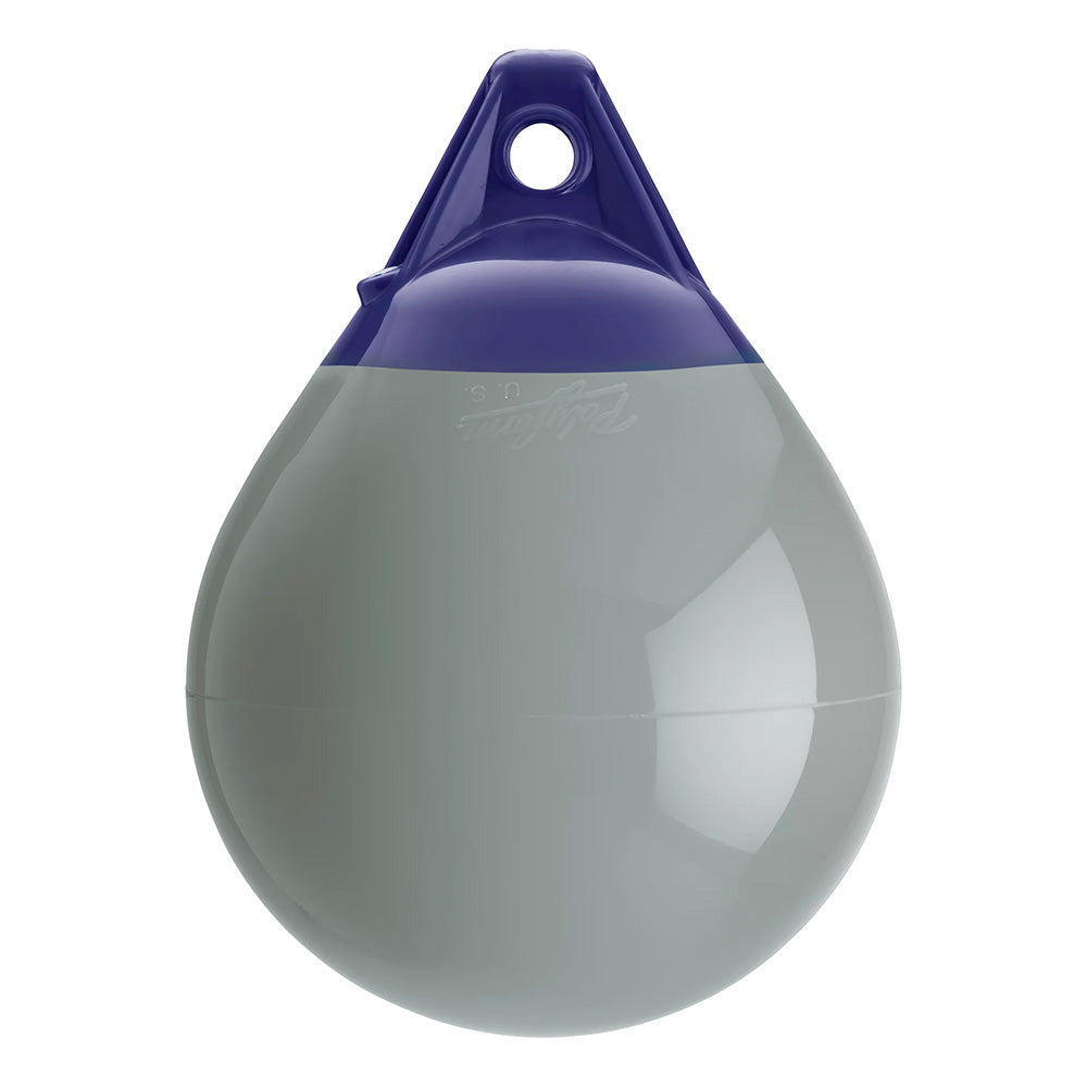 Polyform A-Series Buoy - 11" x 15" Diameter - A-1 - Grey - Professional Marine & Fishing Gear