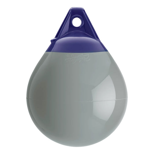 Polyform A-Series Buoy - 11" x 15" Diameter - A-1 - Grey - Professional Marine & Fishing Gear