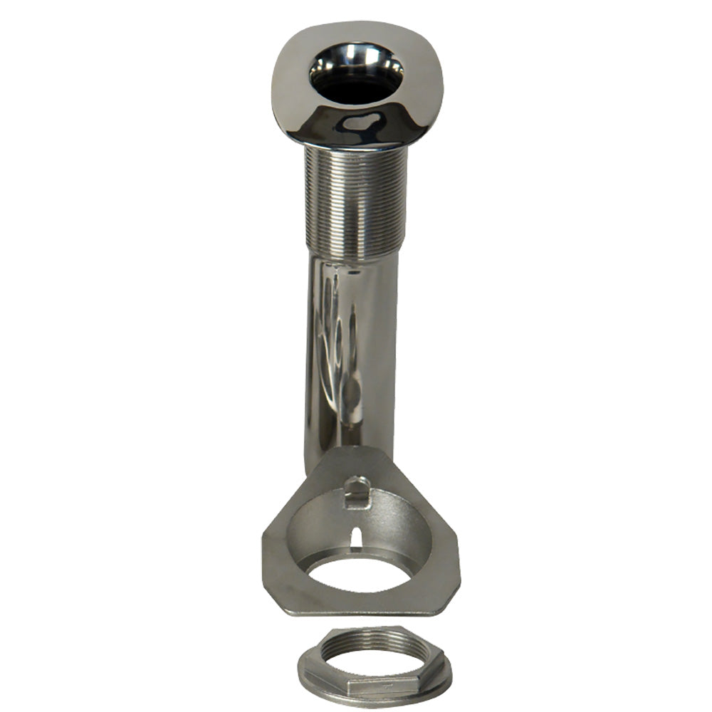 C.E. Smith 70 Series Screwless Flush Mount Rod Holder - 15 Degree - Stainless Steel - Cast Bottom - Black Liner - Boxed - Professional Marine & Fishing Gear