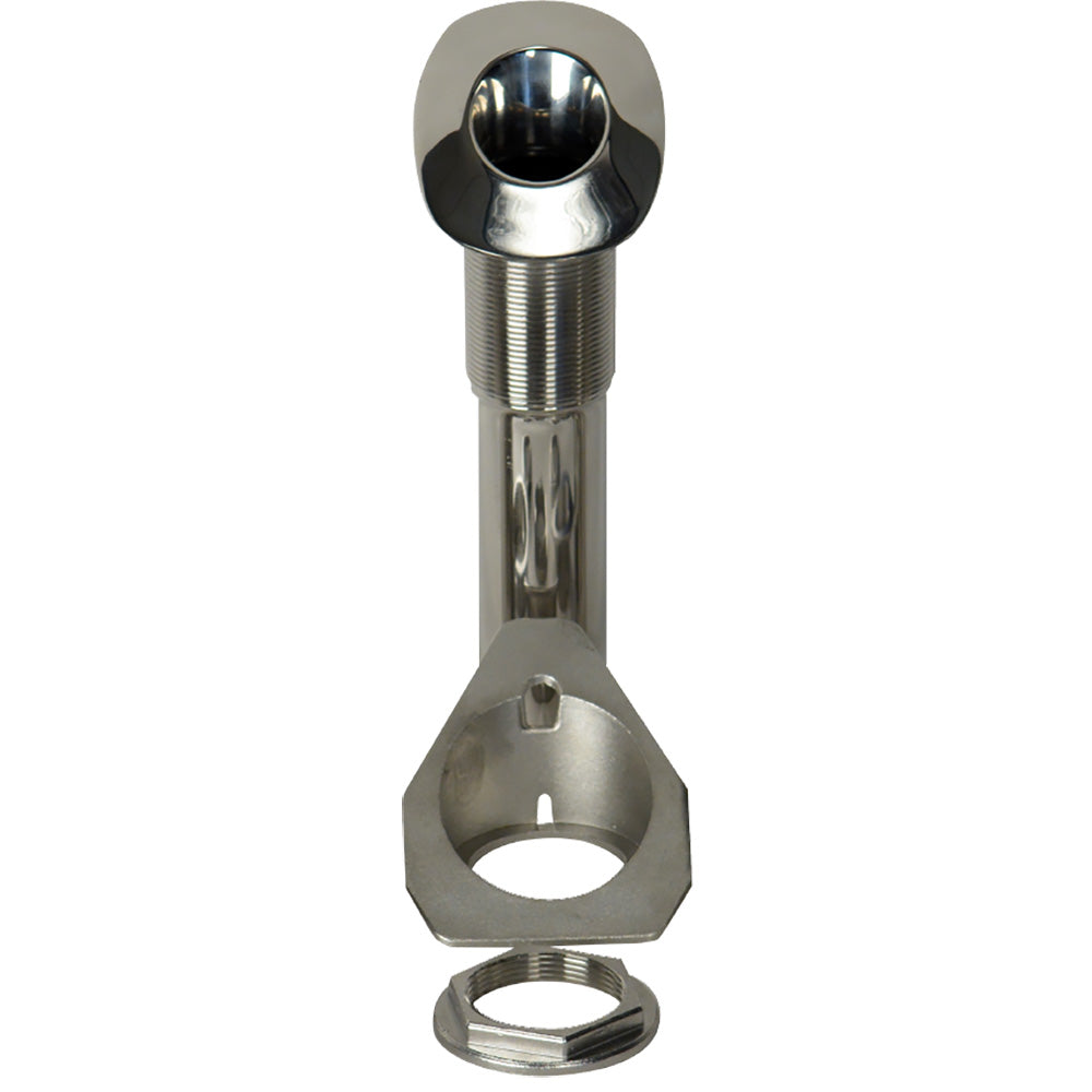 C.E. Smith 80 Series Screwless Flush Mount Rod Holder - 30 Degree - Stainless Steel - Cast Bottom - Black Liner - Professional Marine & Fishing Gear