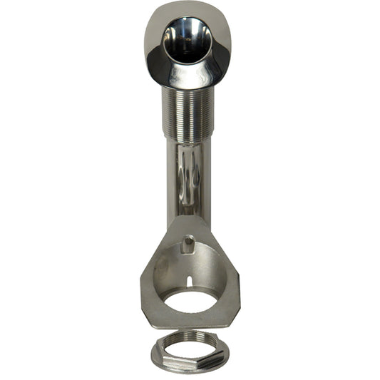 C.E. Smith 80 Series Screwless Flush Mount Rod Holder - 30 Degree - Stainless Steel - Cast Bottom - Black Liner - Professional Marine & Fishing Gear