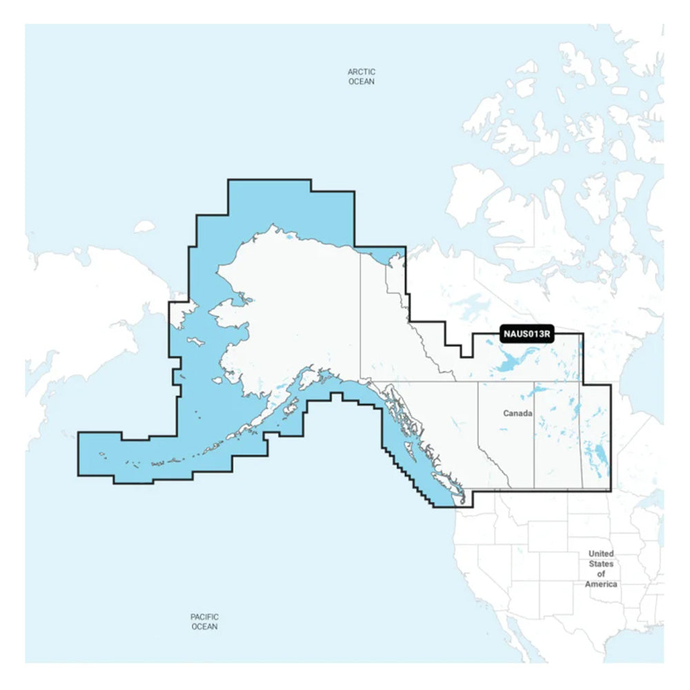 Navionics NAUS013R - Canada, West Alaska - Navionics+ - Professional Marine & Fishing Gear