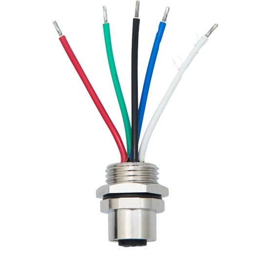 Actisense Rear Panel Mount NMEA2000 Wired Micro 5-Pin - Female - Professional Marine & Fishing Gear
