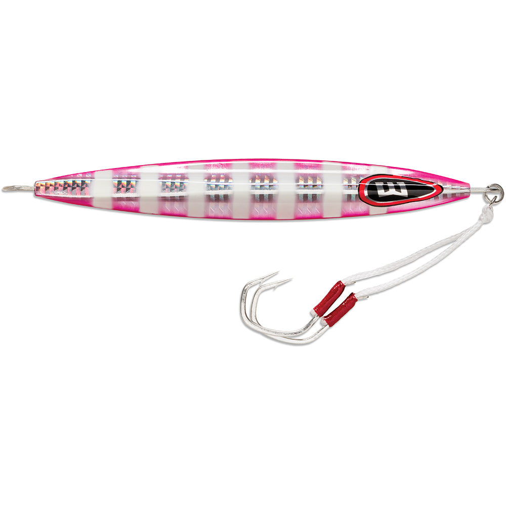 Williamson Kensaki 220 Jig - 6.75" - 7-3/4oz - Candy Floss - Professional Marine & Fishing Gear