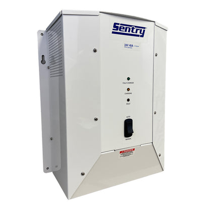 Sentry Marine Battery Charger 115/230V Input 24VDC - 40A - 3-Bank - Professional Marine & Fishing Gear