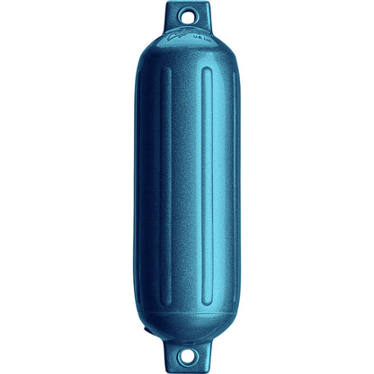 Polyform G-3 Twin Eye Fender 5.5" x 19" - Metallic Blue - Professional Marine & Fishing Gear