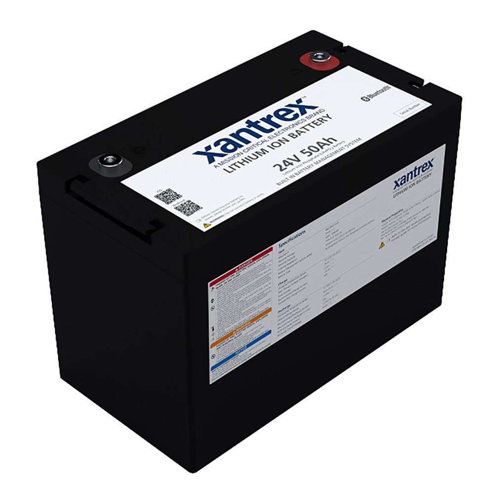 Xantrex 24V 50Ah Lithium-Ion Battery (LiFePO4) Battery - Professional Marine & Fishing Gear