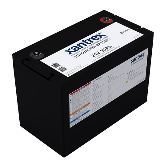 Xantrex 24V 50Ah Lithium-Ion Battery (LiFePO4) Battery - Professional Marine & Fishing Gear
