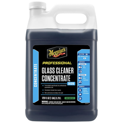 Meguiar's Glass Cleaner Concentrate - 1 Gallon - Professional Marine & Fishing Gear