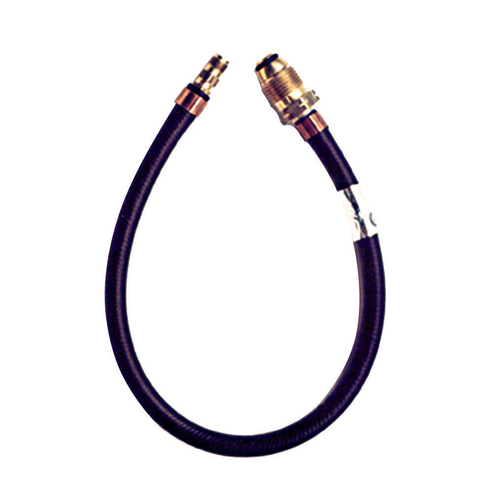 Trident Marine 20" Pigtail Hose Male Fitting x 1/4" Male Inverted Flare Fitting - Professional Marine & Fishing Gear
